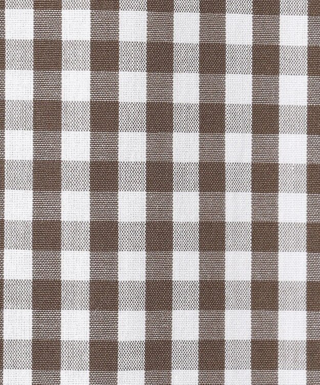 J.PRESS LADIES S 【WEB限定カラーあり】コンパクトエステネージュ シャーリング ブラウス ブラウンギンガム系