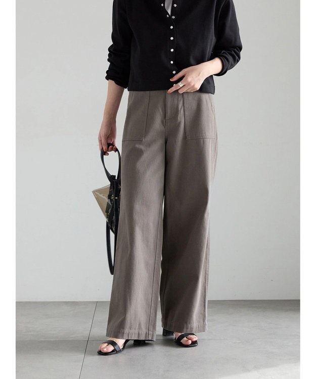 Te chichi ベイカーパンツ グレー