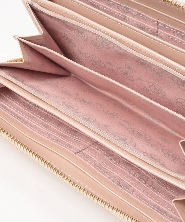 CLATHAS モマン ラウンド長財布 ピンク