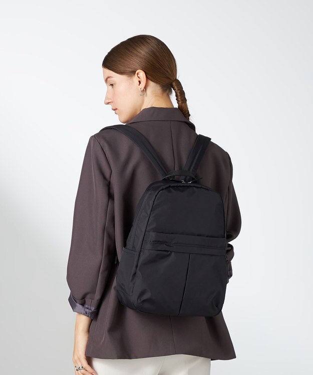 Y'SACCS ナイロンタフタ リュックサック ブラック