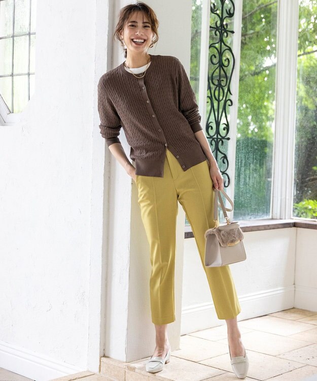 ANY SIS 【2WAY】コンビフラップ バッグ ベージュファー