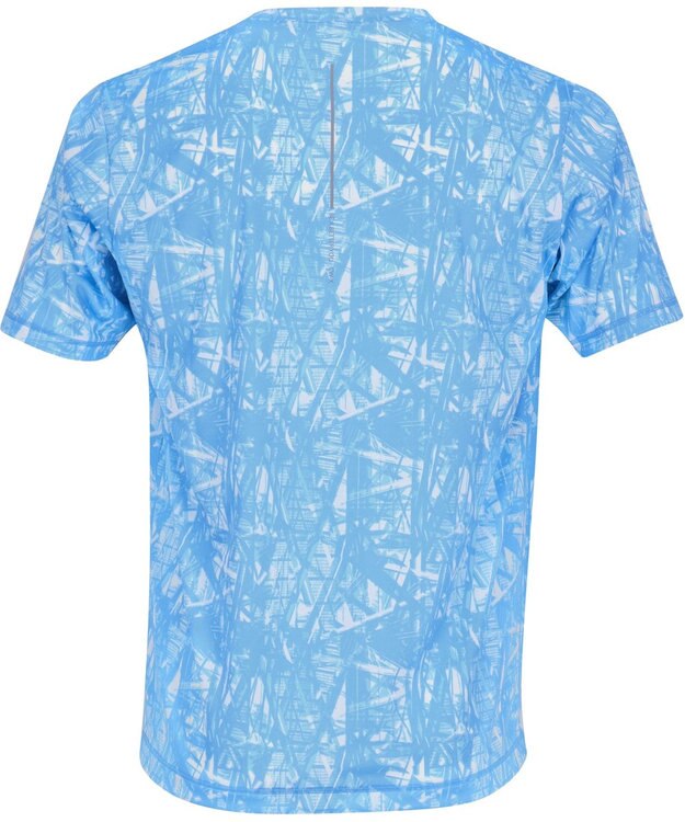 CW-X 【MEN】 CW-X トップス 【薄軽ランニングシャツ】 半袖 3分袖 Ｕネック 吸汗速乾性(本体) メンズ DLO155 /ワコール サックス