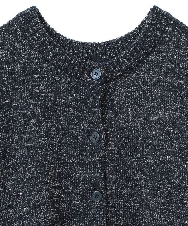 Green Parks ２ｗａｙ　スパンコールニットプルオーバー Navy