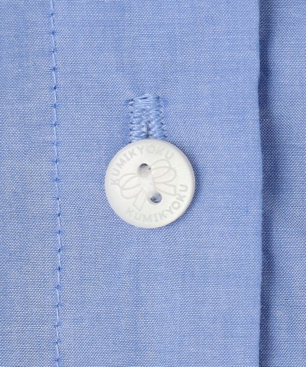 組曲 KIDS 【150-160㎝】シャンブレー ワンピース サックスブルー系