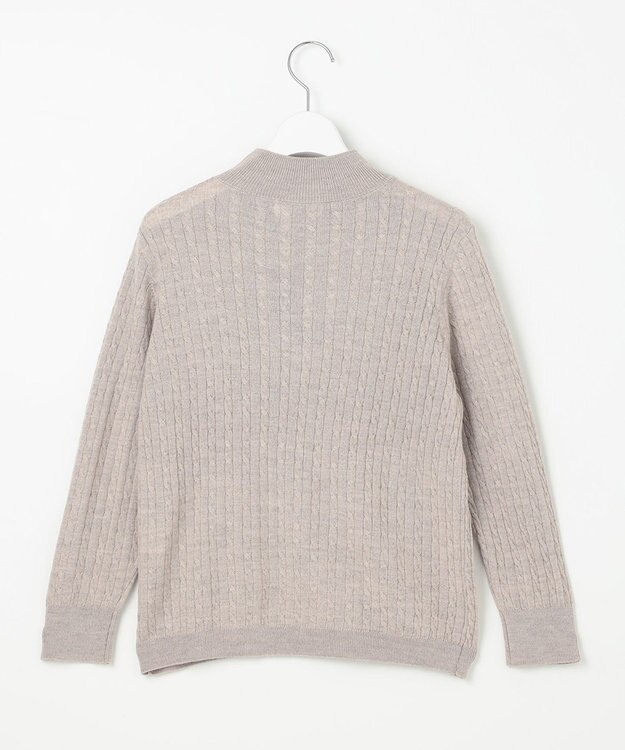 J.PRESS LADIES 【洗える】KNIT BASIC ハイネック ニット ベージュ系