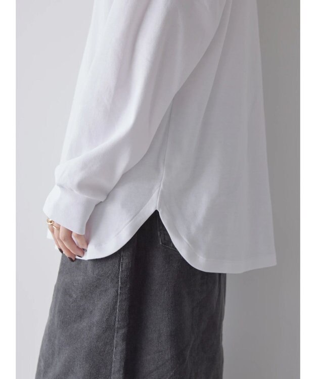 AMERICAN HOLIC ラウンドテールカットチュニック Off White