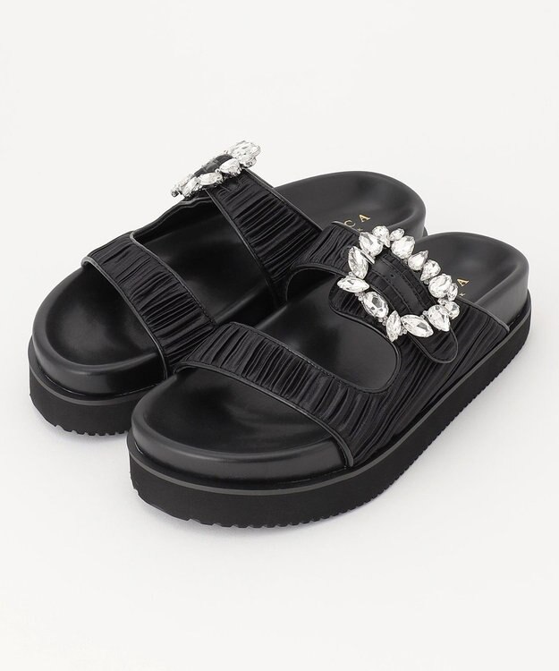 TOCCA BIJOUX SPORTS SANDALS サンダル ブラック系