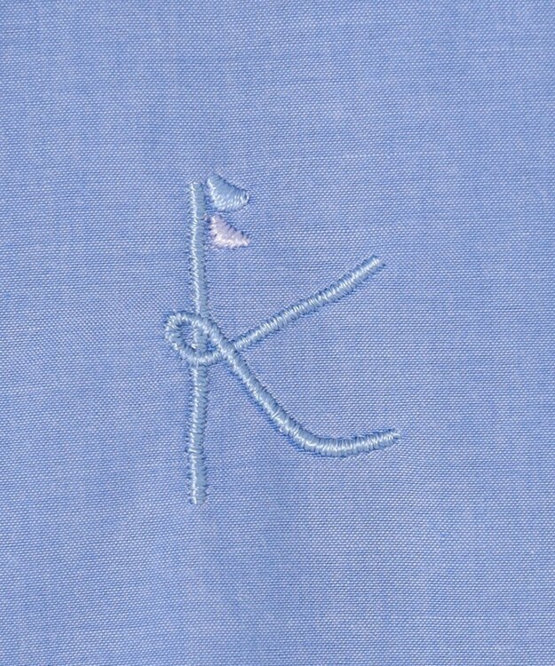 組曲 KIDS 【150-160㎝】シャンブレー ワンピース サックスブルー系