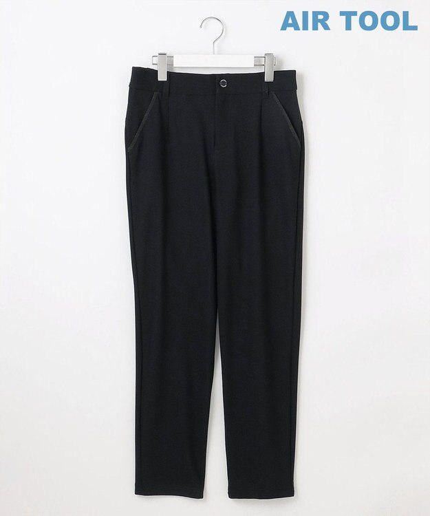 23区GOLF 【WOMEN】機能に優れた新素材「AIR TOOL」テーパードパンツ ブラック系