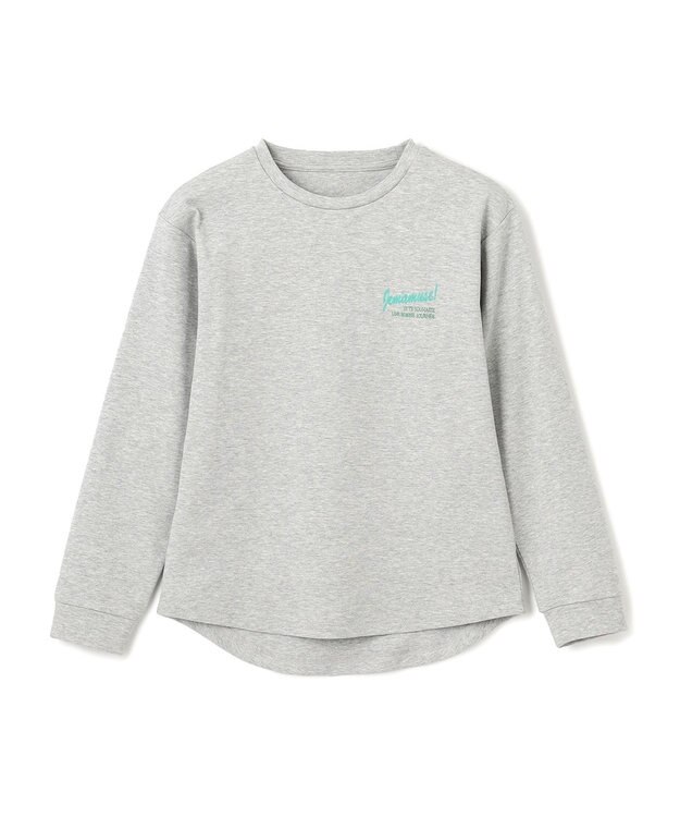 UNFILO 【110-150cm】選べるアソート ロゴロンT(UNISEX) [プリントロゴ]グレー