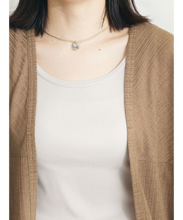 CRAFT STANDARD BOUTIQUE ランダムテレコモモンガカーディガン Brown