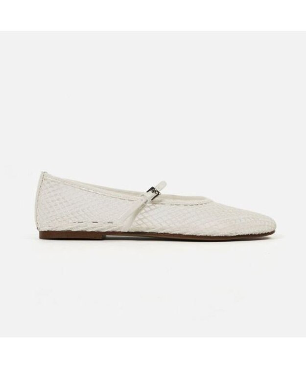 STEVE MADDEN MAGSシアーメッシュメリージェーン ホワイト