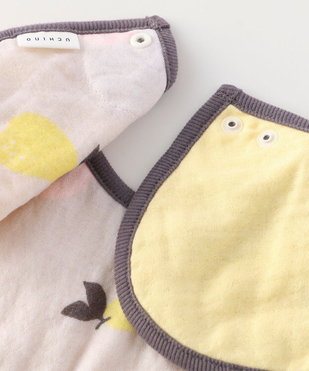 UCHINO マシュマロガーゼ　リバーシブルスタイ イエロー