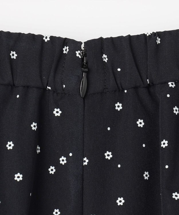 組曲 S フラワースパンコールプリント スカート ブラック系5
