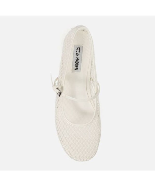 STEVE MADDEN MAGSシアーメッシュメリージェーン ホワイト