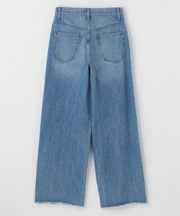 NAVE 【Nave　洗える】デニム ワイドパンツ スカイブルー系