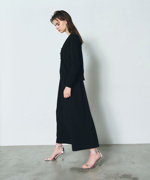 GRACE CONTINENTAL クルーニットカーディガン ブラック