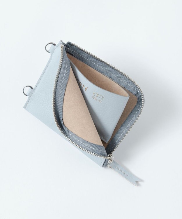 TRICOTE LEATHER WALLET／レザーウォレット 30BLUEGRAY