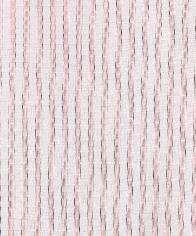 J.PRESS LADIES S 【WEB限定カラーあり】コンパクトエステネージュ シャーリング ブラウス ピンクストライプ系