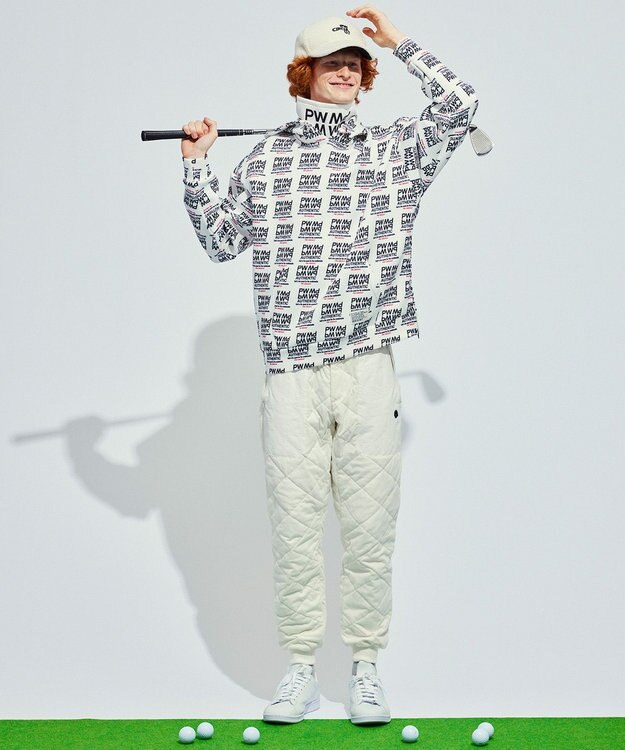 PW CIRCULUS 【NEWデザイン】【MEN】 ＰＷＰＷ  デタッチャブルフーディー ホワイト系5