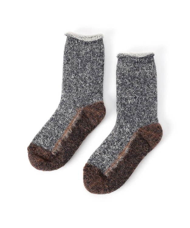 Chacott ふわふわオーバーソックス(アルパカ糸使用) ネイビー