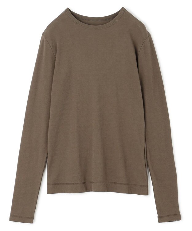 uncrave シアー クルーネック カットソー ブラウン