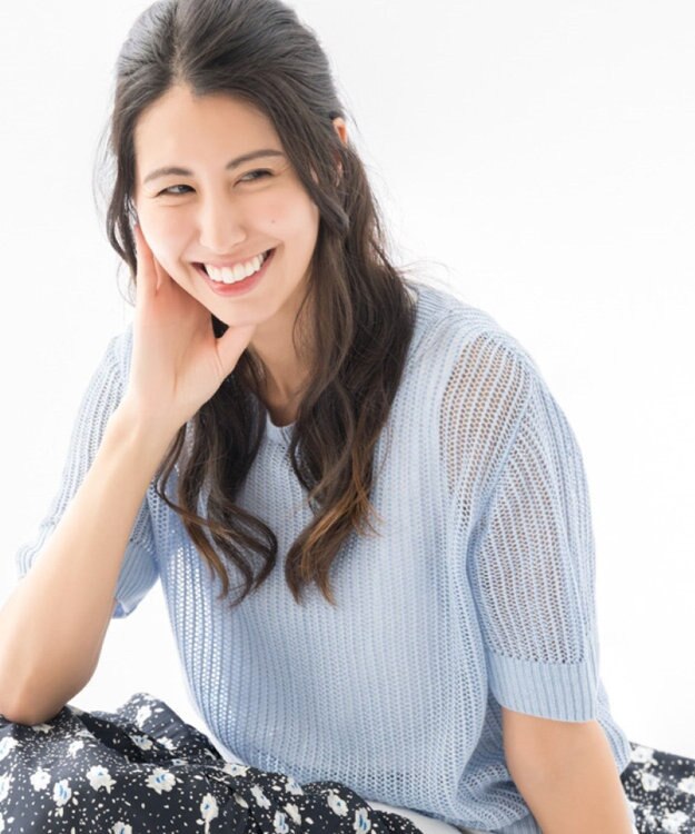 ONWARD Reuse Park 【自由区】ニット春夏 ブルー