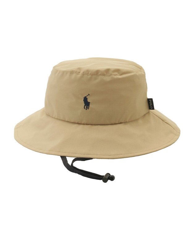 MOONBAT POLO RALPH LAUREN 刺繍 リップパラソルハット ベージュ