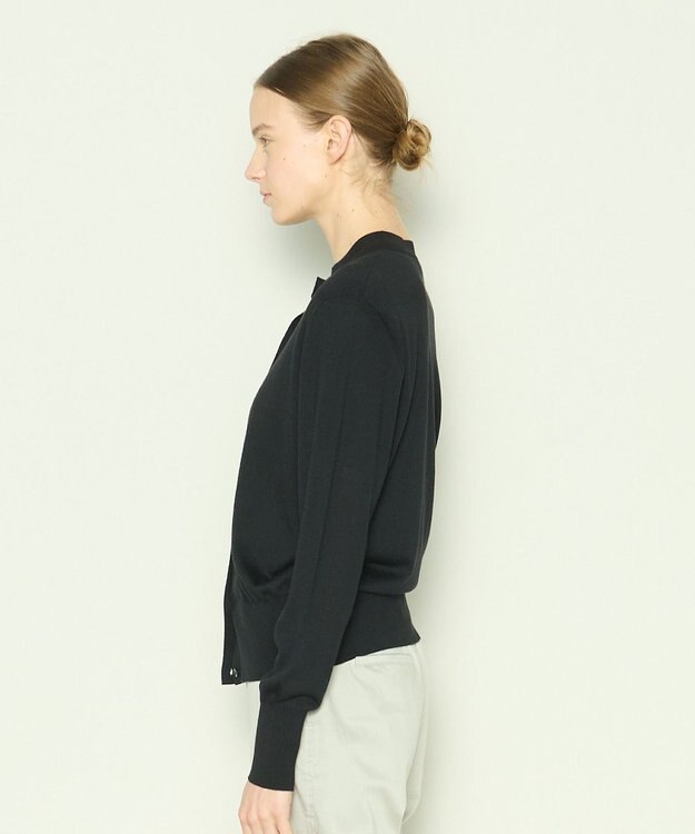 JOSEPH シルクコットン　カーディガン Black