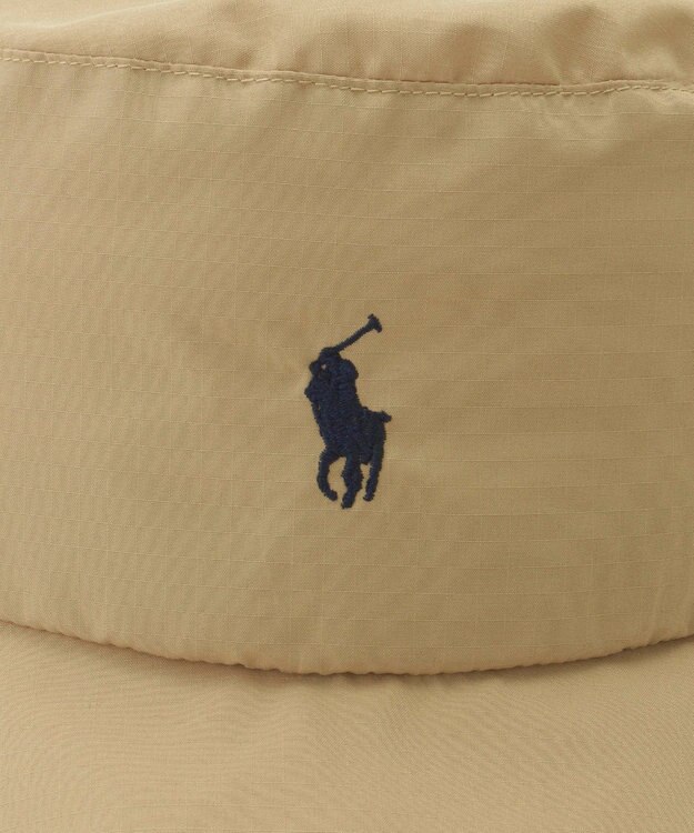 MOONBAT POLO RALPH LAUREN 刺繍 リップパラソルハット ベージュ