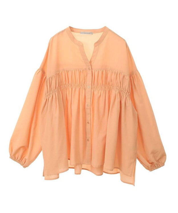 Green Parks シャーリングスキッパーシャツ Orange