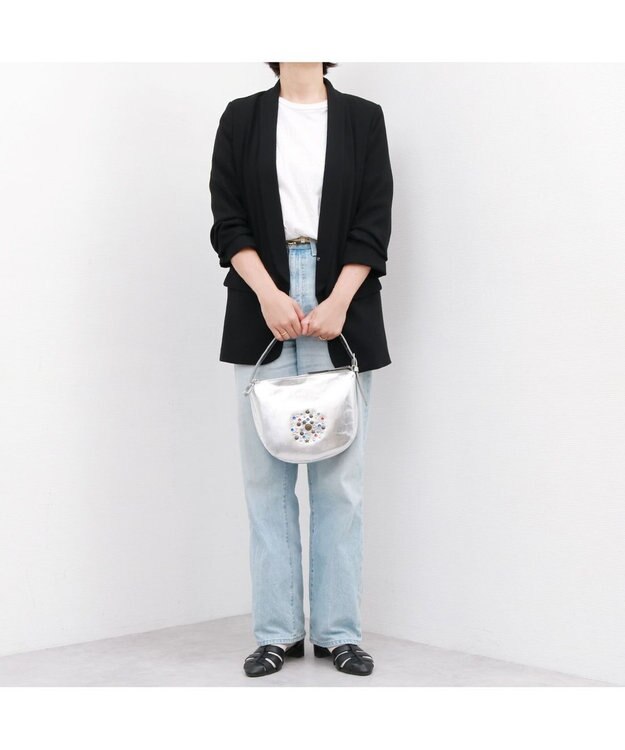 UNBILLION ペルケ perche / マルチスタッズワンショルダー シルバー