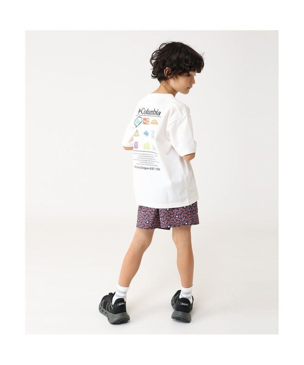 Columbia Columbia/ 【KIDS】スタックブルックグラフィックショートスリーブTシャツ /コロンビア Sea Salt