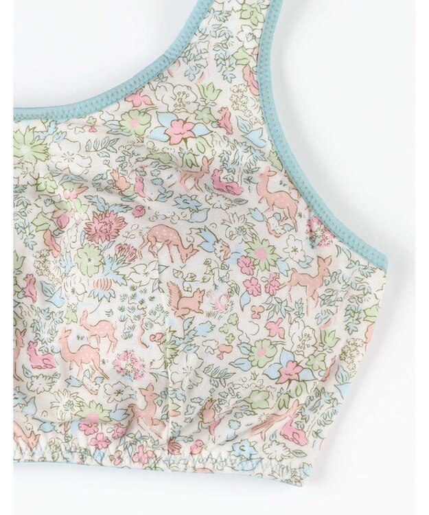 une nana cool MADEWITHLIBERTYFABRICナイトアップブラ ターコイズブルー