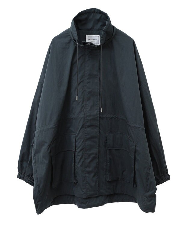 AMERICAN HOLIC 撥水加工フード取り外しマウンテンパーカー Charcoal Gray