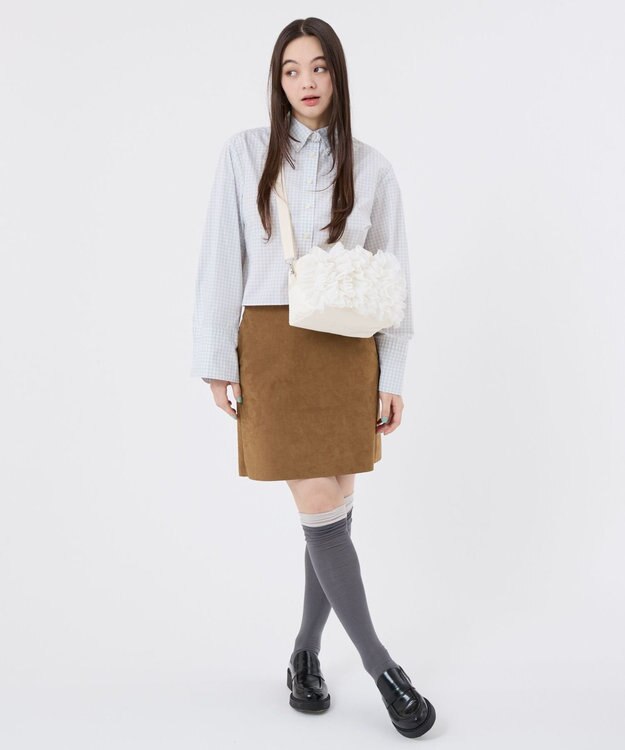 LeSportsac RUFFLE EVERYDAY SM SATCHEL/メレンゲレースラッフル メレンゲレースラッフル