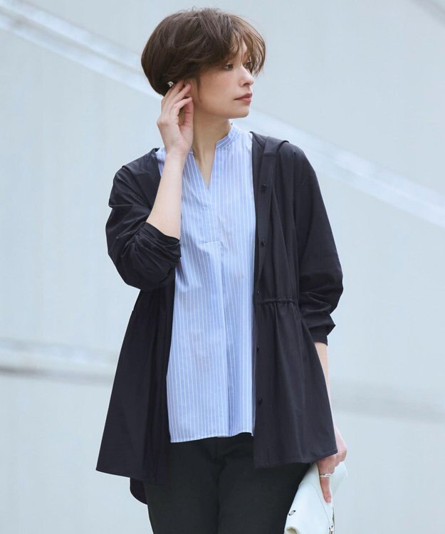 ICB 【CLASSY.掲載】ワイドフープイヤカフ シルバー