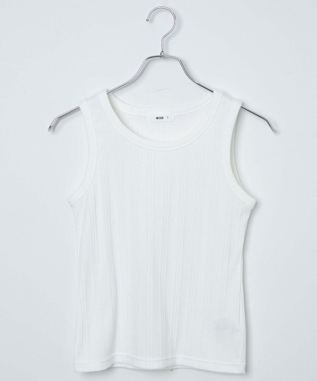 WEGO シンプルタンク ホワイト
