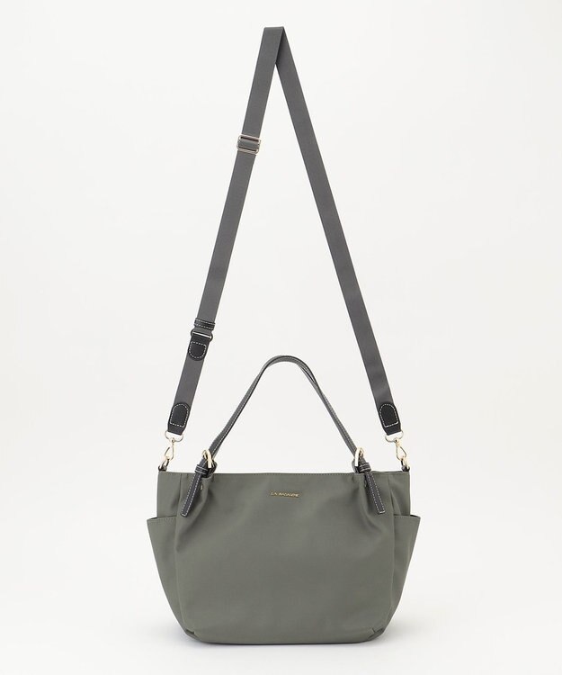 LA BAGAGERIE ポリエステルキャンバス　2WAYミニトート グレー