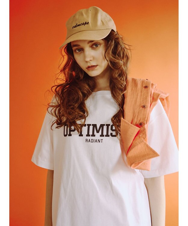 Te chichi シンプルロゴプリントBIGTシャツ《2026 SUMMER LOOK item》 オフホワイト