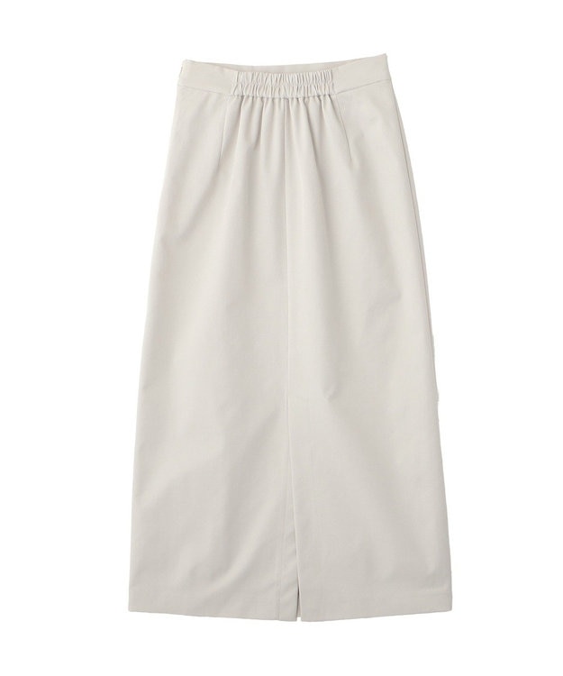 YECCA VECCA ロングナロースカート Gray Beige