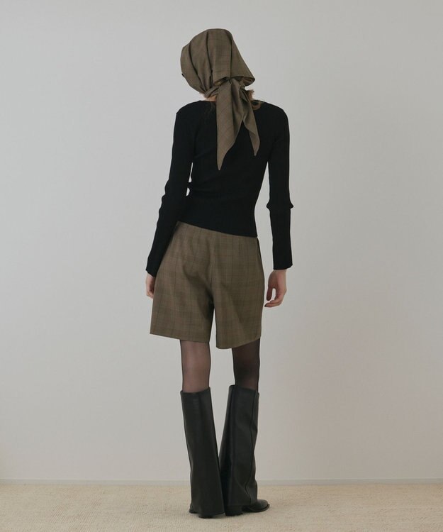 GRACE CONTINENTAL ダブルボタンショートパンツ マルチ