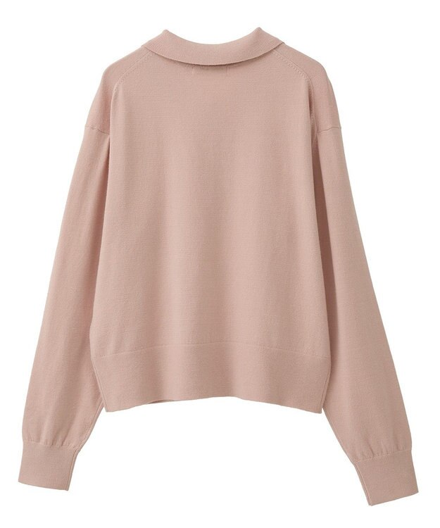 AMERICAN HOLIC バイパチルーズポロシャツプルオーバー Pink