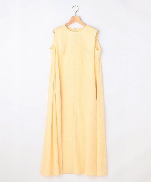 組曲 L 【先行予約】サッカーギンガムチェック Aラインワンピース イエロー系