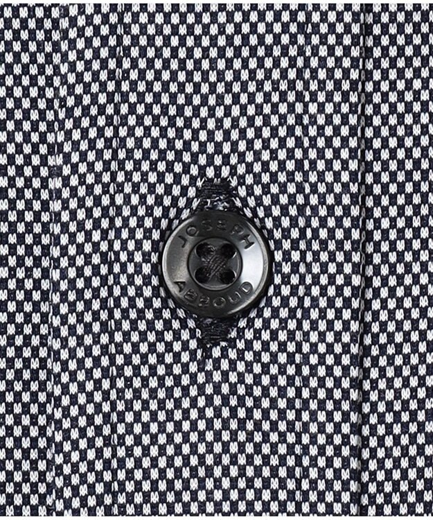 JOSEPH ABBOUD 【キングサイズ】コンパクトジャージーバーズアイ シャツ ネイビー系