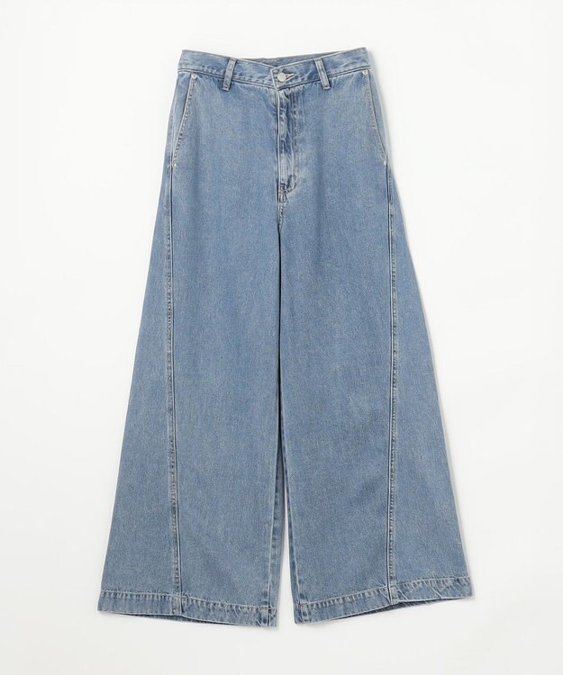 ANY L ルーズバギーデニム ブリーチ
