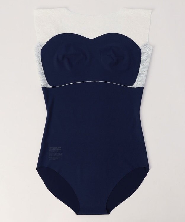 Chacott ノースリーブレオタード ネイビー