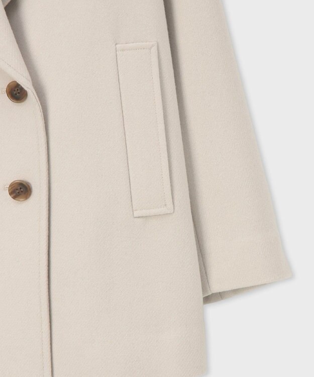 Paul Smith ウールカルゼ ショート ピーコート アイボリー