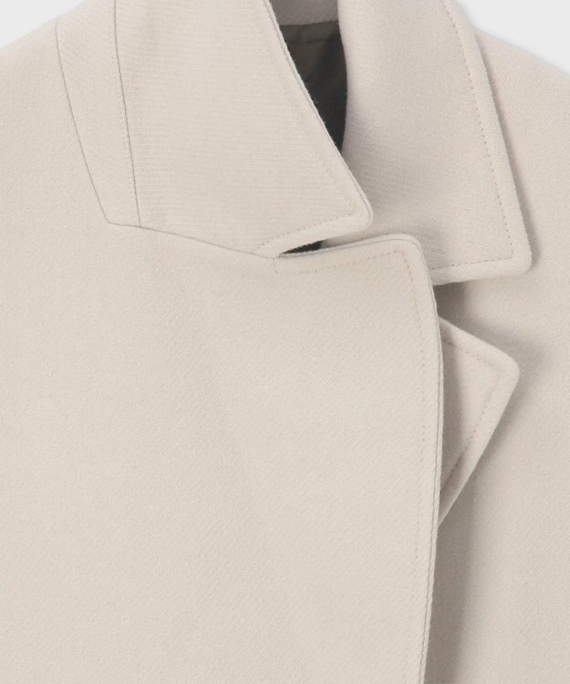 Paul Smith ウールカルゼ ショート ピーコート アイボリー