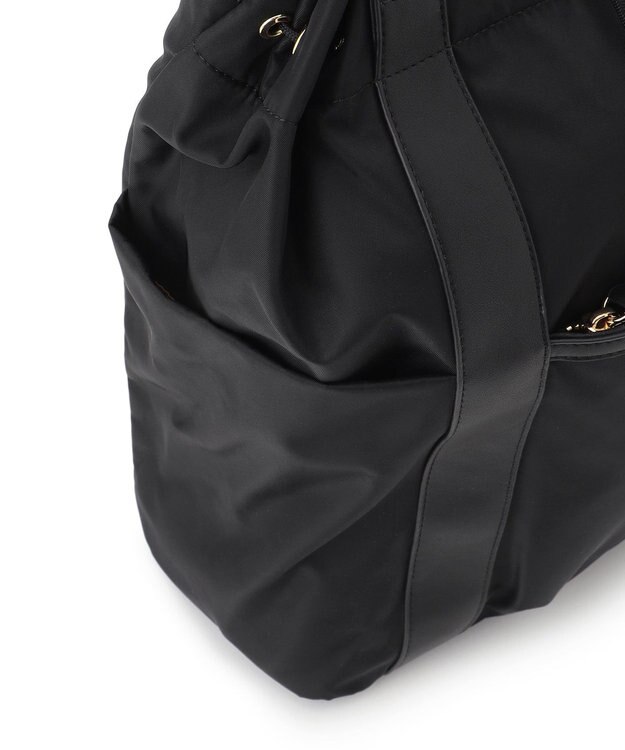 23区 【撥水加工】2WAY ナイロン リュック ブラック系